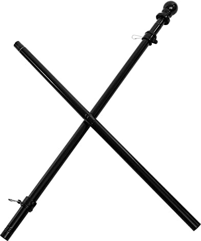 POPETPOP Mât De Drapeau Acier Inoxydable Résistant Rouille Support Rotatif Anti-enroulement Professionnel pour Jardin Et Événements Extérieurs