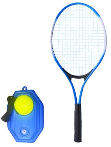 Solo Tennis Trainer Reboundball mit Seil, Tennis-Trainer, Trainingsgerät für Solo-Übungen, Trainingsgeräte