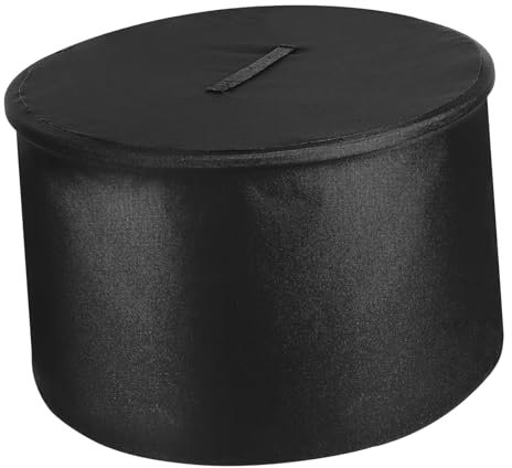 Mikikit Cubierta Redonda para Fogatas De Oxford Tapa Protectora para Estufas De Barbacoa Resistente Condiciones Climáticas Adversas