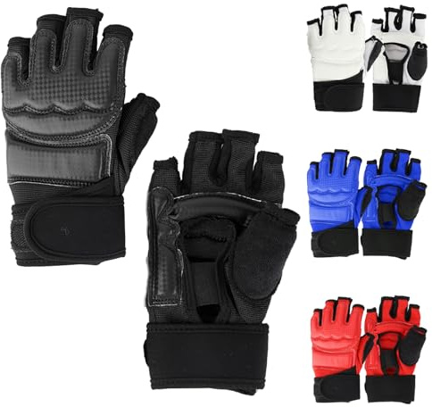 Hwtcjx Guantes de Boxeo, Boxing Gloves, Guantes de Boxeo MMA Kárate Taekwondo Artes Marciales para Niños de 3 a 12 años
