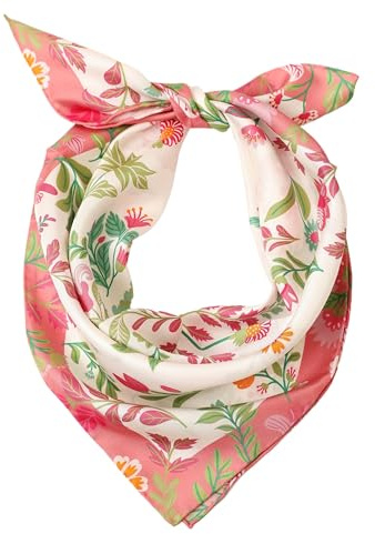 Prettystern Herr Dame reine Seide Bandana handrolliertes SeidenHalstuch unisex Nickituch