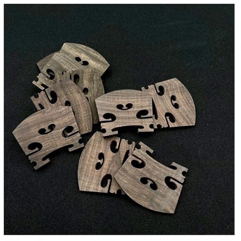 Violintillbehör 2 st delar till violinstall i ebenholts rosenträ 4/4(Ebony)