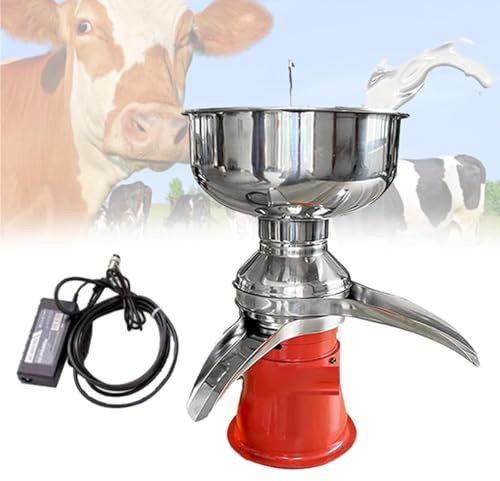Séparateur de lait électrique centrifuge en acier inoxydable 304 30 W 50 l/h pour écrémer le lait de chèvre et de vache