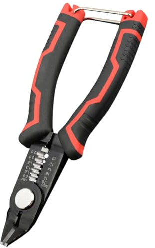 Akfldms Alicates de Pelado Automáticos, Cortador de Pelado, Crimpadora de Cables, Herramientas de Reparación para Electricistas, Herramienta de Pelado de Cables.