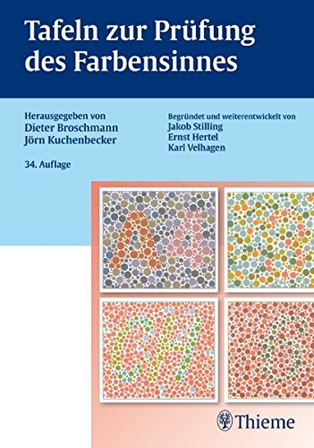 Tafeln zur Prüfung des Farbensinnes