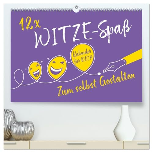 12 x WITZE-Spaß - Bastelkalender (hochwertiger Premium Wandkalender 2026 DIN A2 quer), Kunstdruck in Hochglanz: Ein Kalender, der über das ganze Jahr für Heiterkeit sorgt. (CALVENDO Hobbys)