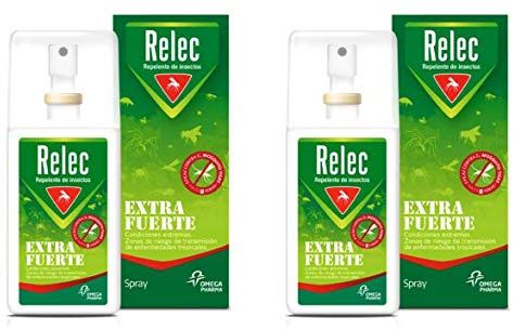 2 X Relec Extrafuerte Spray Antimosquitos - 75 ml DUPLO