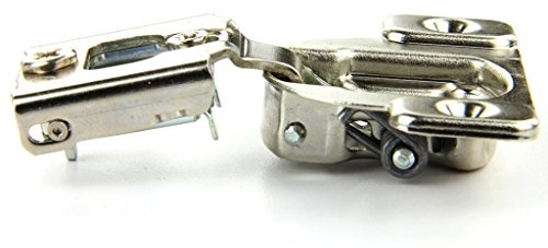 Blum 38N355C.08MBx10S 105 Degrees Compact 38N Series 1/2 Inch Overlay Screw-On Cabinet Hinge, Nickel Finish (Pack of 10)