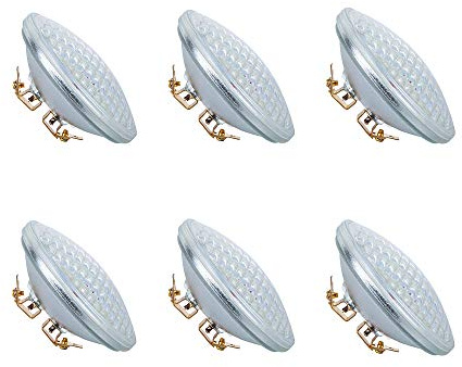 Goehiaul PAR36 LED Landscape Bulbs 6W 3000K Warm White, AC/DC12V, 700Lumens, PAR36 LED Bulb 36W Halogen Equivalent, PAR36 LED Light Water Resistant (Pack of 6)