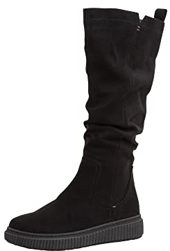 Jana Damen 8-8-25660-29 Kniehohe Stiefel, Schwarz, 38 EU