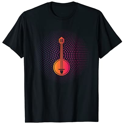 Banjo Bluegrass Musical Instruments Banjo Guitar T-Shirt