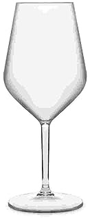 WAF RucBicchieri Set 6 COPAS Vino/Longdrink EVENT TASTING BLOWN STEMGLASS 47 cl. IRROMPIBLES, en Tritan® (Plástico Rígido), BPA-Free, Reutilizables y Lavables en Lavavajillas (Transparente)