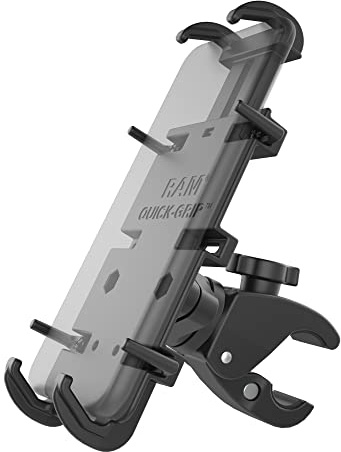 RAM MOUNTS Quick-Grip XL Motorcycle Phone Mount with Tough-Claw