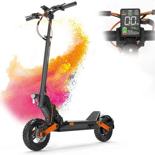 JOYOR Elektroroller S5 Pro, 48V 26AH Leistungsstark, max. Reichweite 50-85KM, Faltbarer Electric Scooter für Pendler, mit 10 Zoll Luftreifen