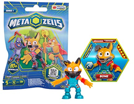 METAZELLS Starter Pack S1, 1 Personajes Sorpresa coleccionables de Tus Personajes Favoritos con Cartas de Juego y Leaflet + 3 años Idioma Italiano