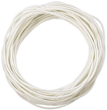 Rebower Fiberglass Sleeve Insulated Cable Protection Tube - 33Ft-1mm / Beige