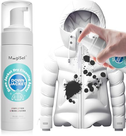 Limpiador En Seco Chaqueta De Plumón, Agente De Limpieza En Seco, Lavado Líquido Sin Agua Ropa Limpieza Espuma Abajo Ropa Agente De Limpieza En Seco, Abajo Chaqueta Spray Limpiador, 200ML