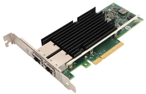 Tarjeta de Red PCIe de Doble Puerto RJ45, Nic de 10 GB PCIe X8 716589 002, Tarjeta Gigabit Ethernet de bajo Consumo de Energía, Virtualización de E/S Flexible paraX540