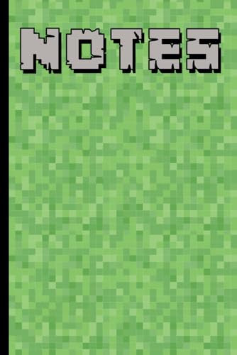 Green 8-bit Pixelated Gaming Notebook