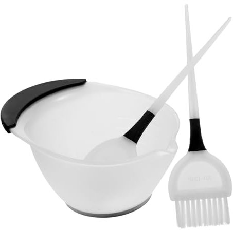 Gogogmee 3 Sets Salon Haarfärbemittel Pinsel Set Haarfärbemittel Schüssel Kit Borsten Pinsel