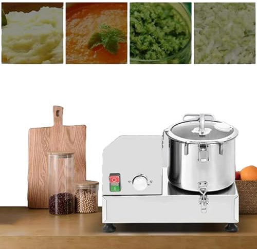 twostronking Infinite Speed Regulation Commercial Meat Grinder,10s Fast Chopped,Maximum Speed 2800rpm,Suitable for Vegetables, Fruits and Meat,9L