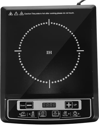 BUGUUYO 2000w Induction Hob Single Burner Electric Cooktop Portable Induction Stove Hot Plate Versatile Cooking Modes Uk Plug