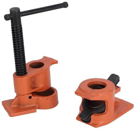 Serre-joint en Tube pour Bois Ensemble de fixation d'étau de colliers de serrage robustes de 1/2 pouces, Kit d'outils for le travail du bois, jeu de forets, colliers de serrage for tuyaux de collage d