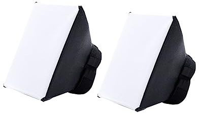 jojofuny 3stücke Fotografie Softbox Blitzdiffusor Für Kamera Blitz Kompatibel Mit DSLR Zubehör Softbox Für Kamera Blitz Tragbare Zusammenfaltbare Diffusor Für Aufsteckblitz Fotografie
