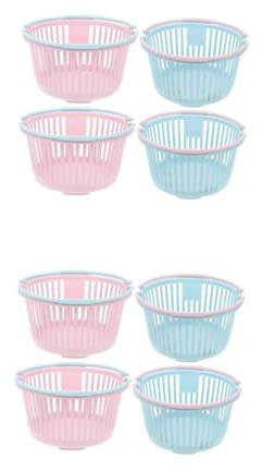 Warmhm 8pcs Storage Capacity Strawberries Portable Fruit Egg Baskets Baskets Grey Storage
