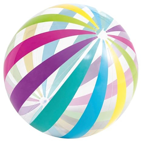 Uppblåsbara strandbollar - uppblåsbar strandboll | blåst strandboll | regnbågsfärgade vattenuppsättningar utomhusfavoriter för påskfödelsedagsfest pool dekoration
