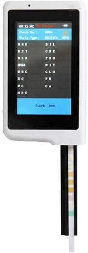 ZHJOPP Analizador de orina, pequeño portátil, analizador automático de orina clínico de Mano, máquina de Tiras reactivas médicas