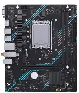 Placa Madre Placa Base Fit For MAXSUN H610M WiFi DDR5 Compatible con CPU Intel Core LGA1700 de 14.ª/13.ª/12.ª generación M.2 PCIEX16 4.0 Componentes computadora