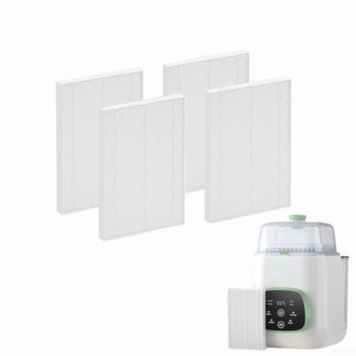 4 HEPA Filter Replacement Parts for Momcozy-KleanPal Pro Baby for Bottle Cleaner, 99.97% Effective Filtration for Baby Bottle Cleaner and Dryer, Premium Air Filter