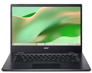 Acer Chromebook NX.J37EK.001 laptop Intel� Celeron� N N4500 35,6 cm [14] Full HD 4 GB LPDDR4x-SDRAM 64 GB eMMC Wi-Fi 5 [802.11ac] ChromeOS Nero (Acer) - Versione UK
