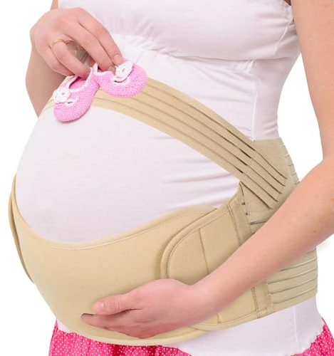 AUYAO Faja Embarazo, Cinturón Maternidad, Soporte Yoga B-XL