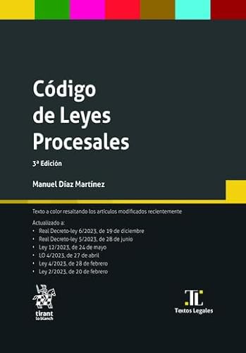 Código de Leyes Procesales 3ª Edición 2024 (Textos Legales)
