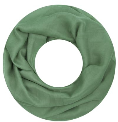 Majea Damen Loop Schal Cary – Eleganter Schlauchschal unifarben – 170x75cm weicher Rundschal für Business & Alltag