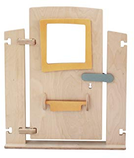 1x Variabler Raumteiler - Tür mit Briefschlitz / Material: Holz / Breite: 75 cm / Höhe: 88 cm / Made in Germany