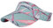 ZLYC Damen Sonnenschild Golf Visor Cap mit Klettverschluss,Hellblau,Gr. Einheitsgröße