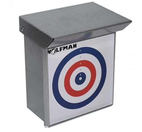 Wolfman Steel Heavy Duty Pellet Trap 17 x 17cm Airgun Target Holder