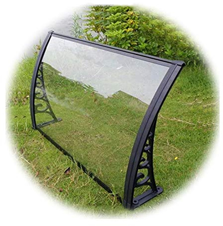 Tende da Sole da Giardino, tettoia per Porte e finestre, tettoia per Portico, Copertura per grondaia per Pioggia e Neve, Protezione Solare in policarb