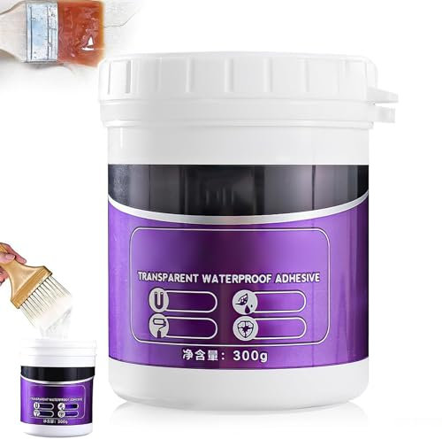 Transparent Waterproof Coating Agent, Innovative Sealing Powerful Paste Coating, Wall Mending Agent, Toilet Sealant, Wood Waterproof Sealer（1pc）