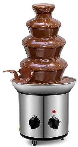 KLYDBMYT Fuente de Chocolate, máquina eléctrica Comercial para Hacer cascadas de Chocolate, Adecuada para Fiestas y Bodas