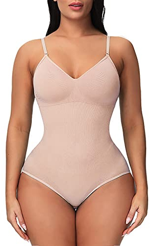 Dam Shapewear Bodystocking Fullbody Tummy Control För Mamma Vardag Hemma Jobb Andas Lätt