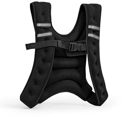 Tone Fitness Black Weighted Vest, 12 Lbs
