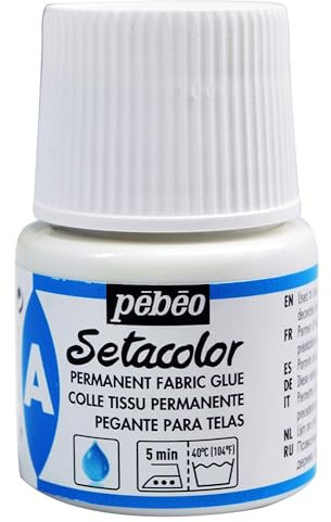 Colla Permanente Per Tessuti Setacolor Flacone 45 Ml