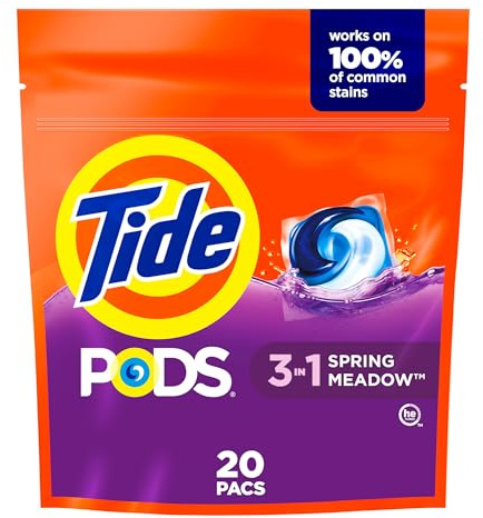 Tide Spring Meadow Laundry Detergent Pods - 20ct