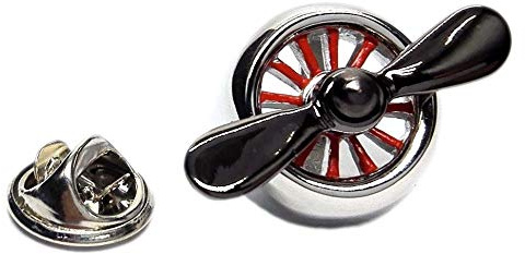 Gemelolandia | | Pin de Solapa Propulsor de Aviones | Pines Originales Para Regalar | Para las Camisas, la Ropa o para tu Mochila | Detalles Divertidos