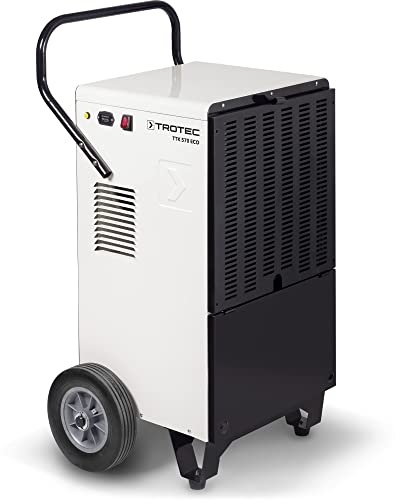 TROTEC Deumidificatore TTK 570 ECO – capacità 110 l/giorno - superficie 440 m² / 1100 m³ – essiccatore per edifici - per ambienti di grandi dimensioni