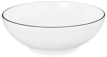Seltmann Weiden 001.741632 Dessertschale/Schälchen/Salatschale - rund Ø 15 cm Lido Black Line